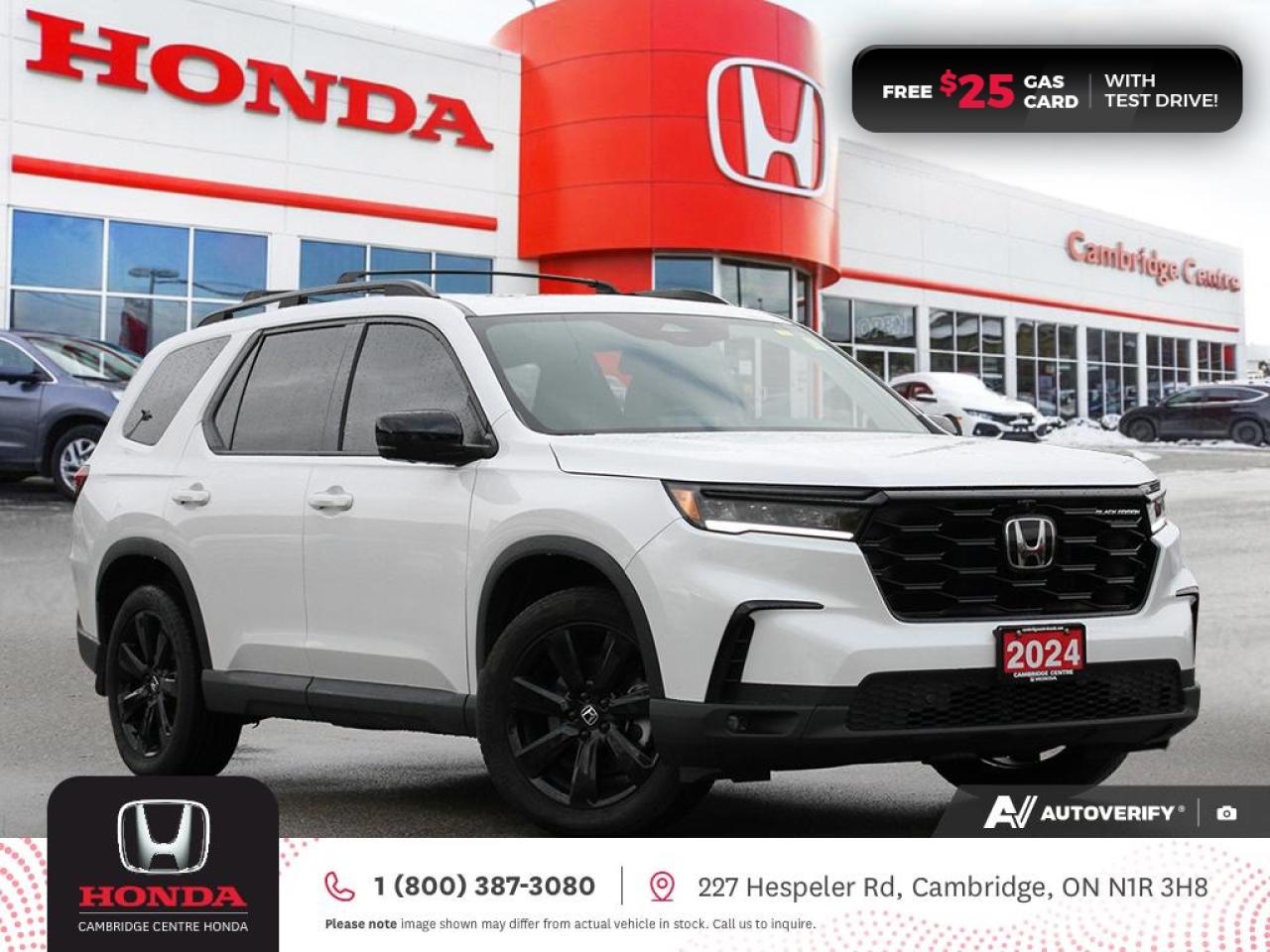 Used 2024 Honda Pilot Black Edition REMOTE STARTER | REARVIEW CAMERA | APPLE CARPLAY™/ANDROID AUTO™ for sale in Cambridge, ON
