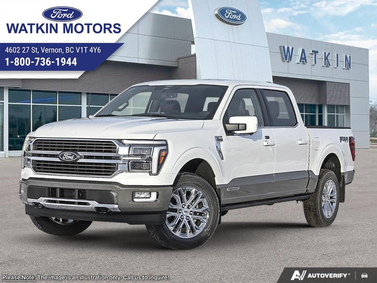 New 2025 Ford F-150 King Ranch for sale in Vernon, BC