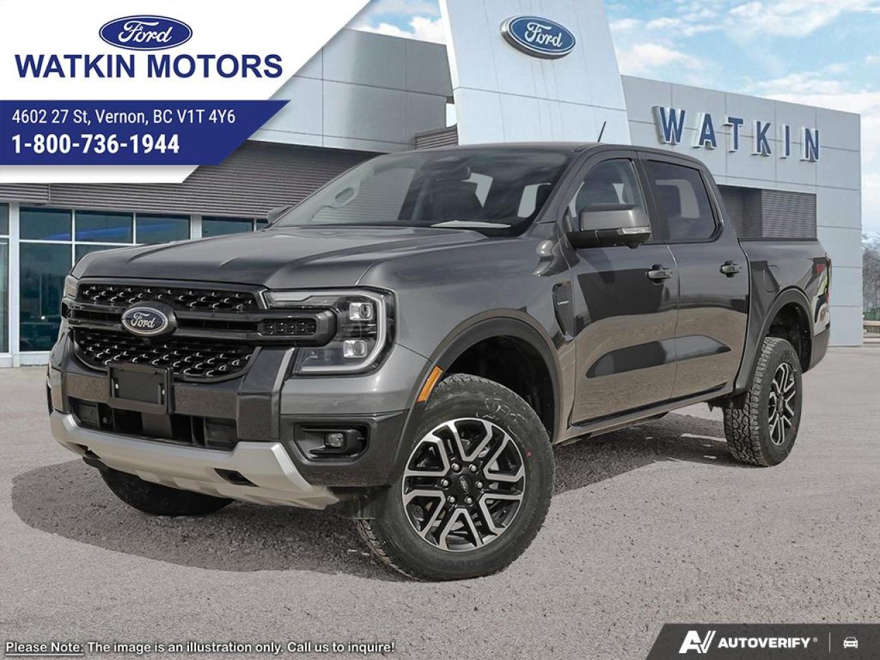 New 2025 Ford Ranger Lariat for sale in Vernon, BC