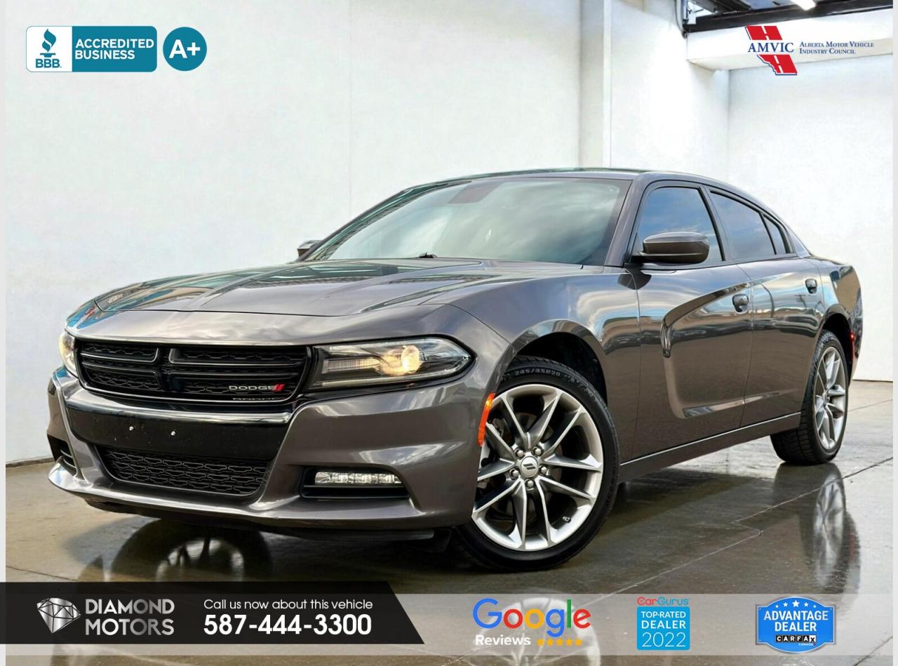 Just Arrived 2021 Dodge Charger SXT AWD Grey has 88,762 KM on it. 3.6L 6 Cylinder Engine engine, All-Wheel Drive, Automatic transmission, 5 Seater passengers, on special price for $29,900.00. <br/> <br/> <br/> LEATHER, NAVIGATION, HEATED SEATS FRONT & REAR, REMOTE STARTER, COOL SEATS, BACKUP CAMERA, MIRROR DIMMER, HEATED STEERING WHEEL, AND MUCH MORE! <br/> <br/> <br/> Book your appointment today for Test Drive. We offer contactless Test drives & Virtual Walkarounds. Stock Number: 25288 <br/> <br/> <br/> Disclosure: This vehicle was previously registered in ON & Nova Scotia. Vehicle has passed all required inspections in Alberta. <br/> At Diamond Motors, we are dedicated to providing you with an outstanding car-buying experience, offering quality pre-owned vehicles at prices that fit your budget. Our transparent and honest approach means you can expect straightforward guidance without any high-pressure sales tactics. We believe in building lasting relationships with our customers by offering personalized service tailored to your needs. From the moment you step onto our lot, our team is here to support you every step of the way, ensuring you leave confident in your decision. Trust, integrity, and customer satisfaction are the foundation of everything we do. <br/> <br/> <br/> Why choose us? <br/> <br/> Certified Pre-Owned Vehicles <br/> Family Owned & Operated <br/> Finance Available <br/> Extended Warranty <br/> Vehicles Priced to Sell <br/> No Pressure Environment <br/> Inspection & Carfax Report <br/> Professionally Detailed Vehicles <br/> Full Disclosure Guaranteed <br/> AMVIC Licensed <br/> BBB Accredited Business <br/> CarGurus Top-rated Dealer 2022 & 2024 <br/> <br/> <br/> Phone to schedule an appointment @ 587-444-3300 or simply browse our inventory online www.diamondmotors.ca or come and see us at our location at <br/> 3403 93 street NW, Edmonton, T6E 6A4 <br/> <br/> <br/> To view the rest of our inventory: <br/> www.diamondmotors.ca/inventory <br/> <br/> <br/> This dealership provides all required disclosures in accordance with AMVIC regulations. A completed Mechanical Fitness Assessment and its associated inspection work order will be supplied with every vehicle. A Carfax (or equivalent) vehicle history report will also be provided, including available information on previous damage, accident history, stolen or salvage status, and jurisdictional records. <br/> Customers are encouraged to review all vehicle features, options, and equipment for accuracy prior to purchase. <br/>