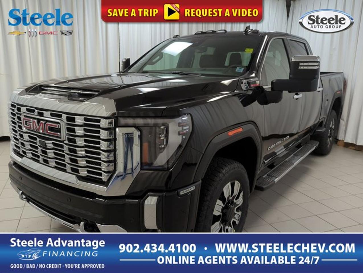 Experience the power and refinement of the brand new 2026 GMC Sierra 3500 Denali, now available at Steele Chevrolet Buick GMC in Dartmouth. This heavy-duty truck stands out with its bold black exterior and luxurious brown interior, offering a perfect blend of capability and comfort. With four doors, automatic transmission, and advanced 4-wheel drive, its ready for any challenge. The turbocharged 6.6L diesel V8 engine delivers exceptional performance and efficiency, while premium features like a sunroof, engine block heater, and head-up display enhance your driving experience.TRUCK FEATURESTurbocharged 6.6L diesel V8 for robust power4-wheel drive traction for all-terrain capabilityHeavy-duty towing capacity for demanding jobsDurable chassis engineered for tough conditionsADVANCED SAFETY FEATURESHead-up display for enhanced driver awarenessAdvanced braking system for confident stoppingMultiple airbags for comprehensive protectionStability control to help maintain safe handlingPERFORMANCE AND EFFICIENCYTurbocharged diesel V8 ensures high torque outputAutomatic transmission for smooth gear changesEngine block heater for cold weather startsEfficient powertrain balances strength and economyCOMFORT AND CONVENIENCESunroof brings natural light to the cabinSpacious brown interior with four-door accessAutomatic climate control for year-round comfortPower drivers seat for personalized adjustmentsTECHNOLOGY AND CONNECTIVITYHead-up display projects key info on windshieldIntegrated infotainment system for easy controlUSB ports for device charging and connectionBluetooth hands-free calling for safer drivingCARGO SPACELarge bed accommodates heavy and bulky loadsWide-opening doors for easy access to cabinMultiple storage compartments for tools and gearTie-down points secure cargo during transportWHAT OTHER OWNERS LIKEPowerful towing and hauling capabilitiesComfortable ride even on long journeysAdvanced technology features enhance usabilityRugged build quality for lasting reliabilityThis 2026 GMC Sierra 3500 Denalis VIN is: 1GT4UWEY1TF141040.