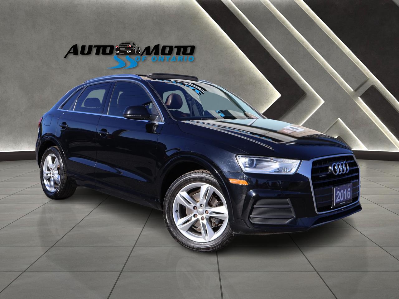 2016 Audi Q3 PROGRESSIV AWD CERTIFIED *AUDI MAINTAIN* BLUETOOTH LEATHER HEATED SEATS PANO ROOF CRUISE ALLOYS Photo