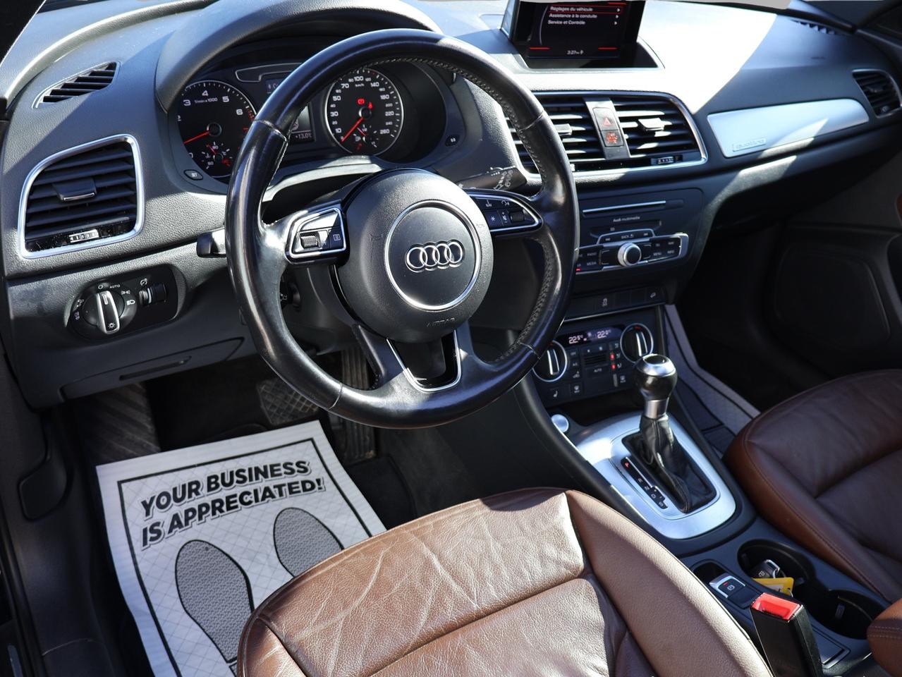 2016 Audi Q3 PROGRESSIV AWD CERTIFIED *AUDI MAINTAIN* BLUETOOTH LEATHER HEATED SEATS PANO ROOF CRUISE ALLOYS Photo