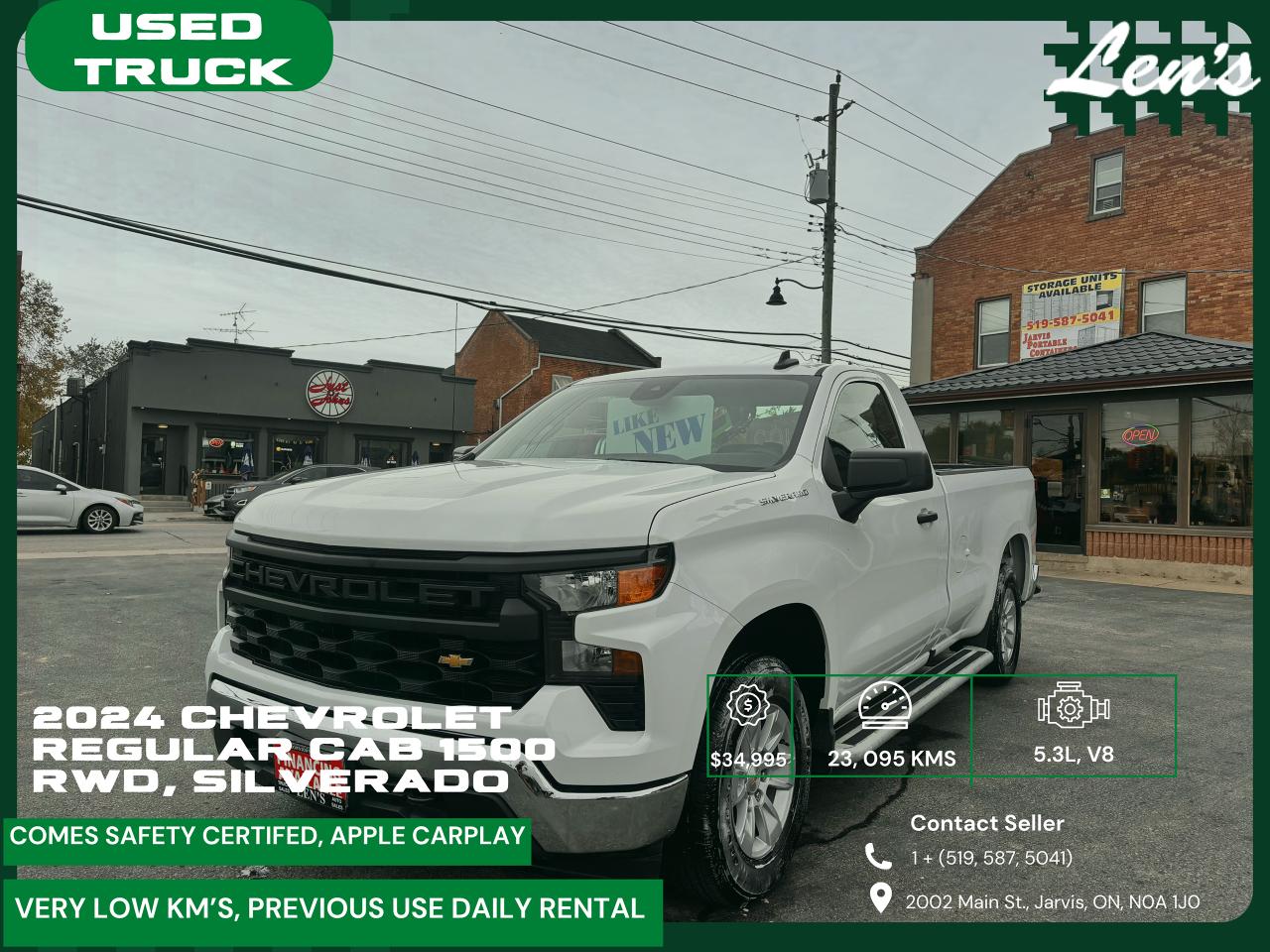 2024 Chevrolet Silverado 1500 FULLY FINANCEABLE! WARRANTY AVAB!, APPLY CARPLAY!
