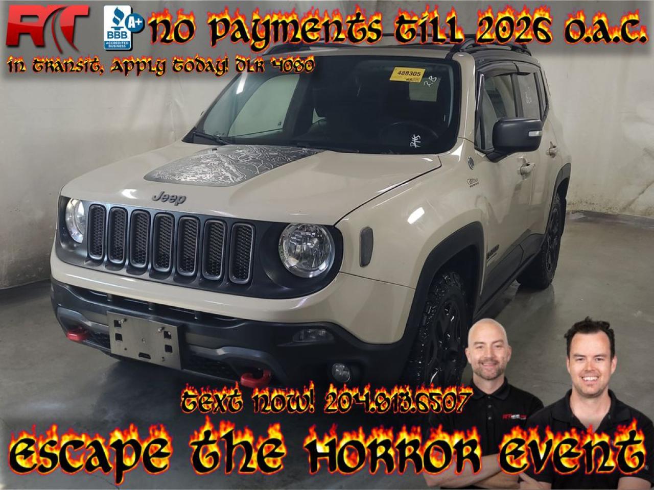 Used 2017 Jeep Renegade Deserthawk for sale in Winnipeg, MB