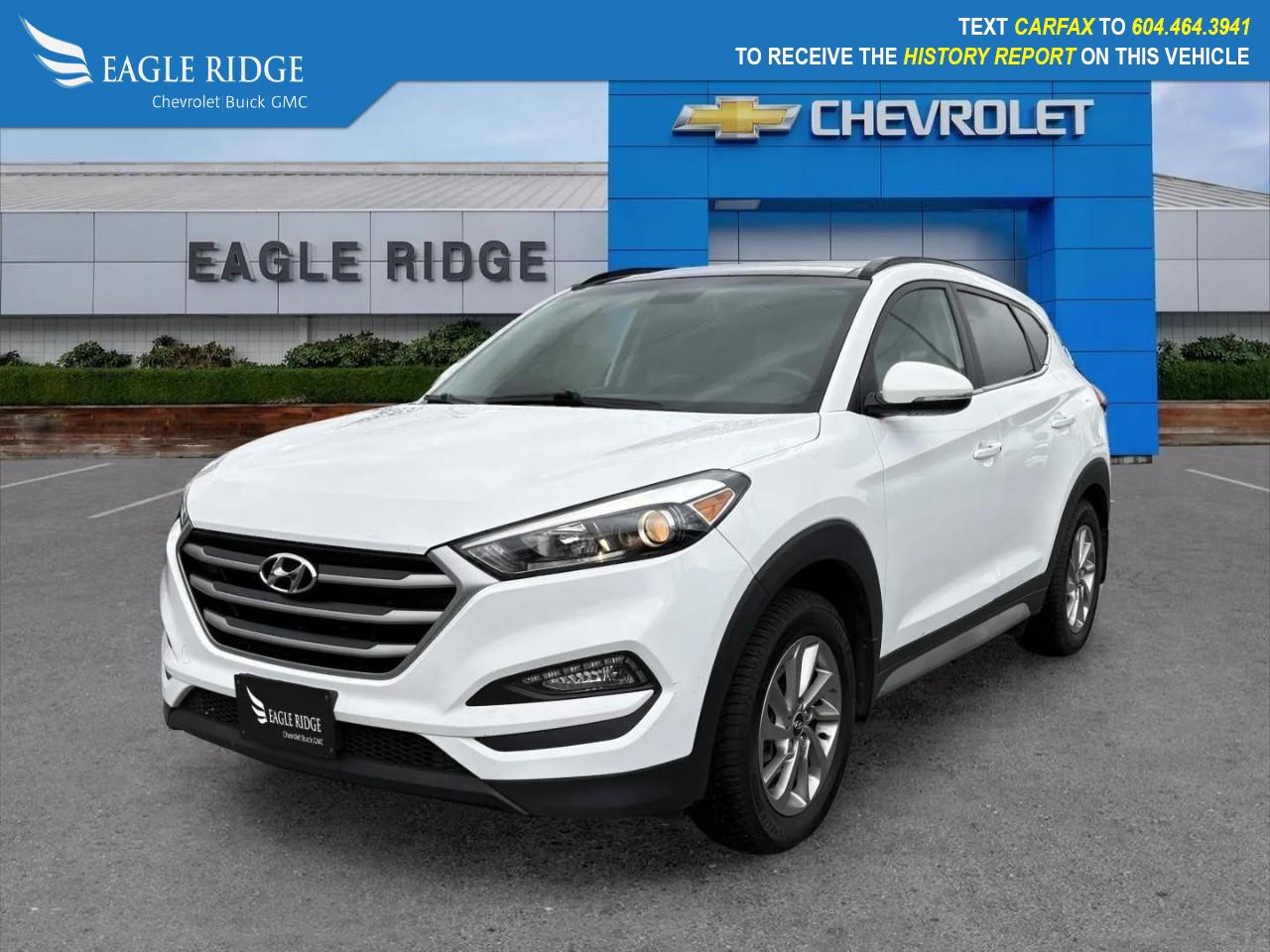 Used 2018 Hyundai Tucson Luxury 2.0L power driver seat, power liftgate, power moonroof, power windows, power steering, remote keyless entry, security system, illuminated entry, panic alarm, driver door bin, speed-sensing steering, and sp for sale in Coquitlam, BC