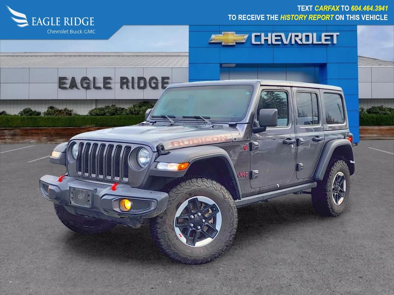 Used 2022 Jeep Wrangler Unlimited Rubicon Remote keyless entry, Steering wheel mounted audio controls, Trailer Tow & HD Electrical Group for sale in Coquitlam, BC
