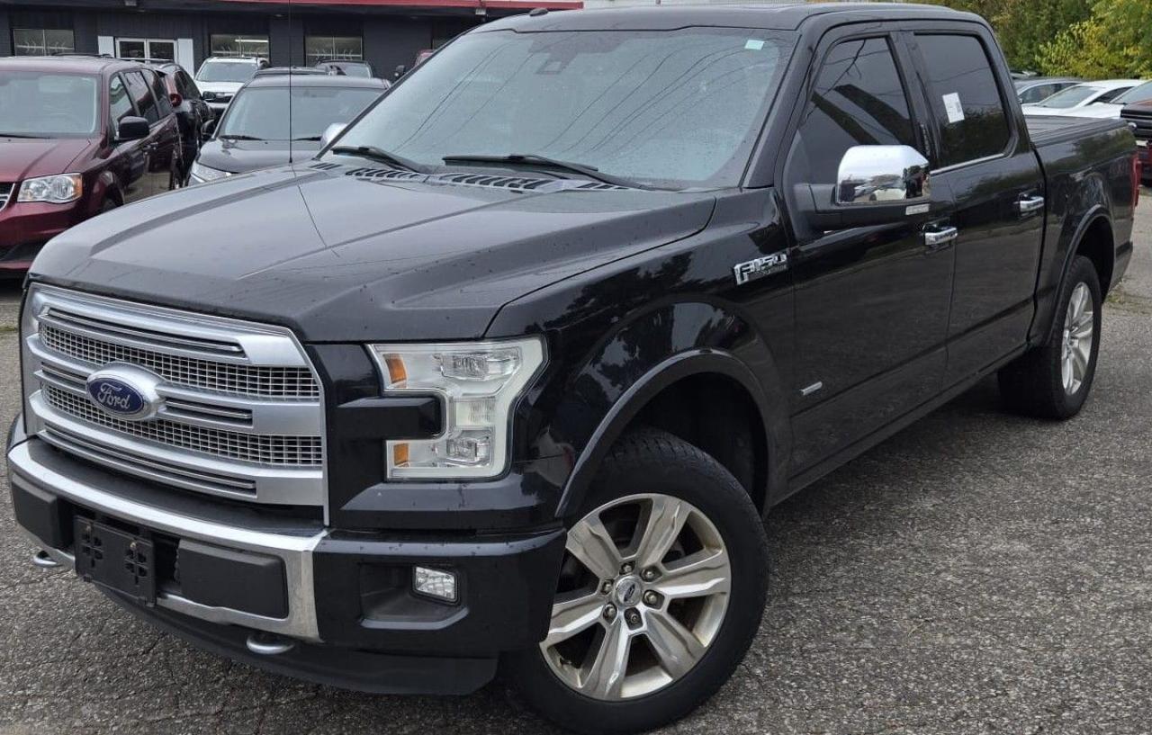 Used 2016 Ford F-150 PLATINUM / 3.5L ECO / NAV / LEATHER / PANO ROOF for sale in Cambridge, ON