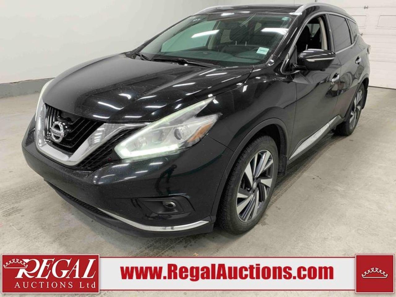 Used 2015 Nissan Murano Platinum for sale in Calgary, AB