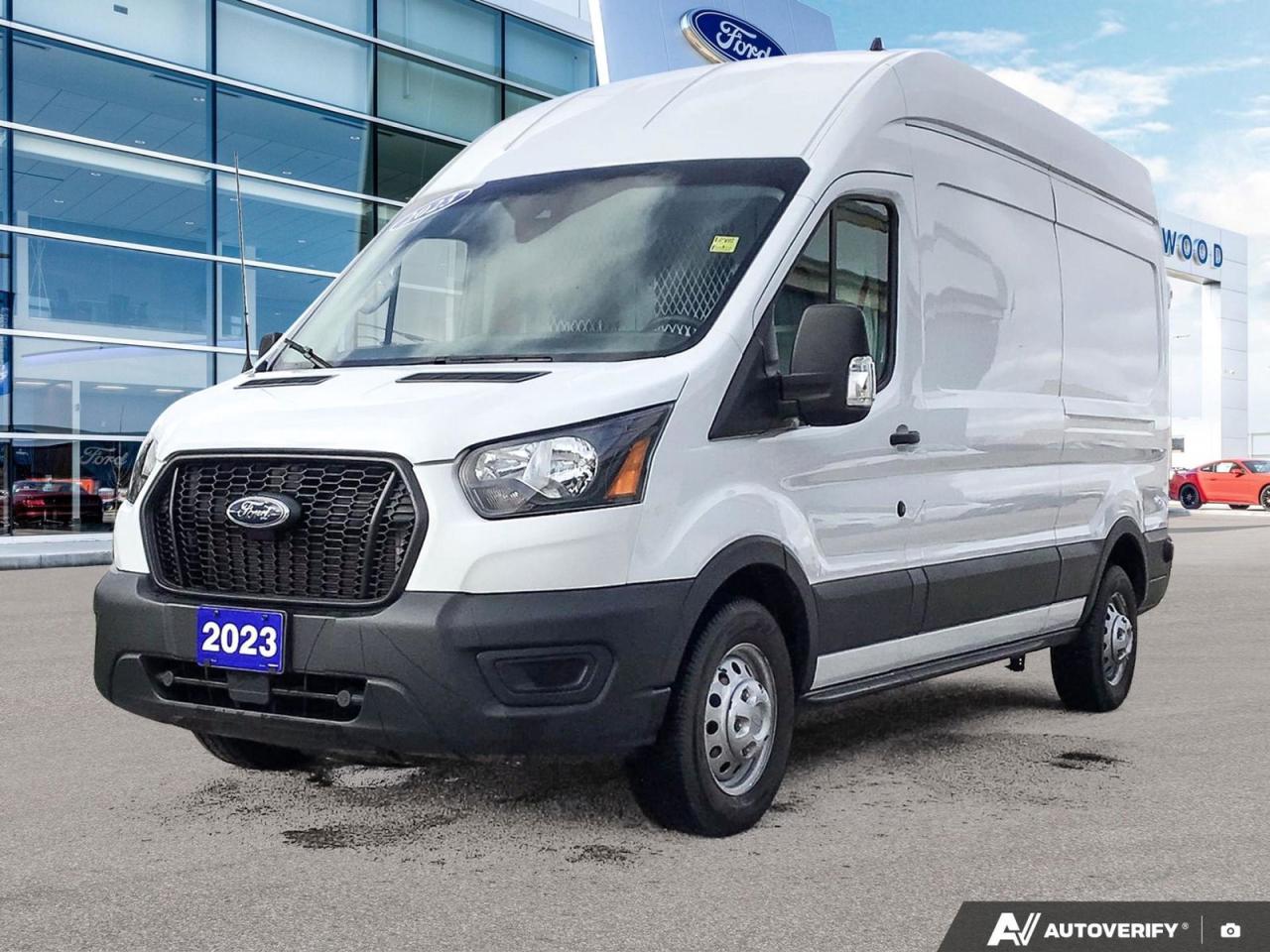 Used 2023 Ford Transit Cargo Van Highroof AWD | Accident Free | Load Protection Pack for sale in Winnipeg, MB
