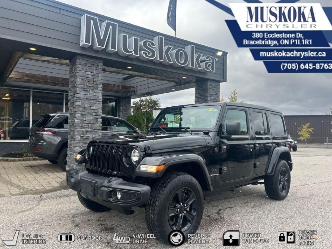 Used 2023 Jeep Wrangler Sahara Altitude for sale in Bracebridge, ON