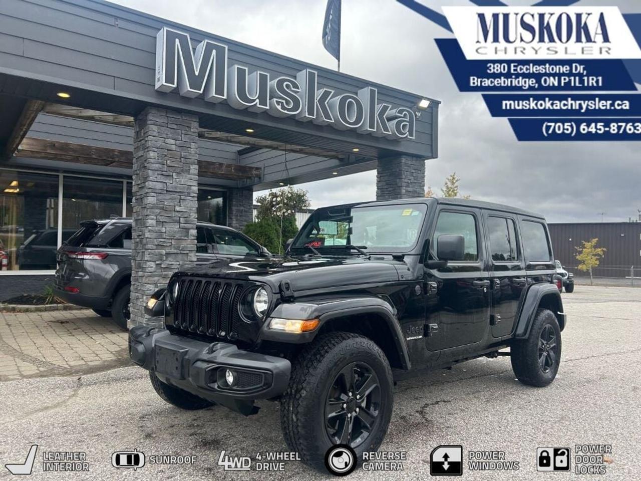 Used 2023 Jeep Wrangler Sahara Altitude for sale in Bracebridge, ON
