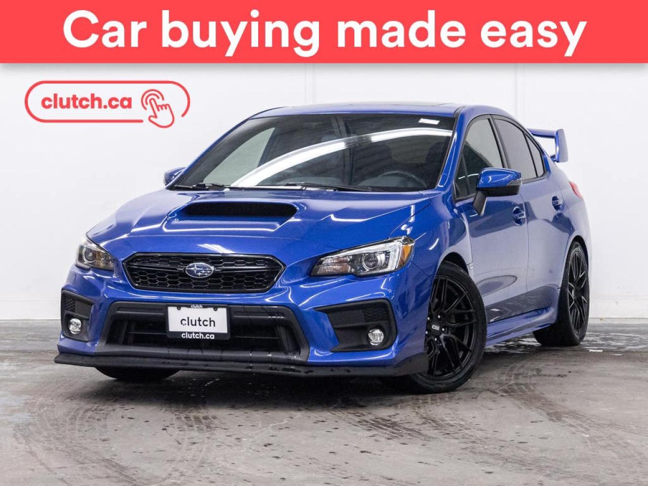 Used 2020 Subaru WRX Sport AWD w/ Eyesight Pkg w/Apple CarPlay & Android Auto, Heated Front Seats, Backup Cam for sale in Toronto, ON