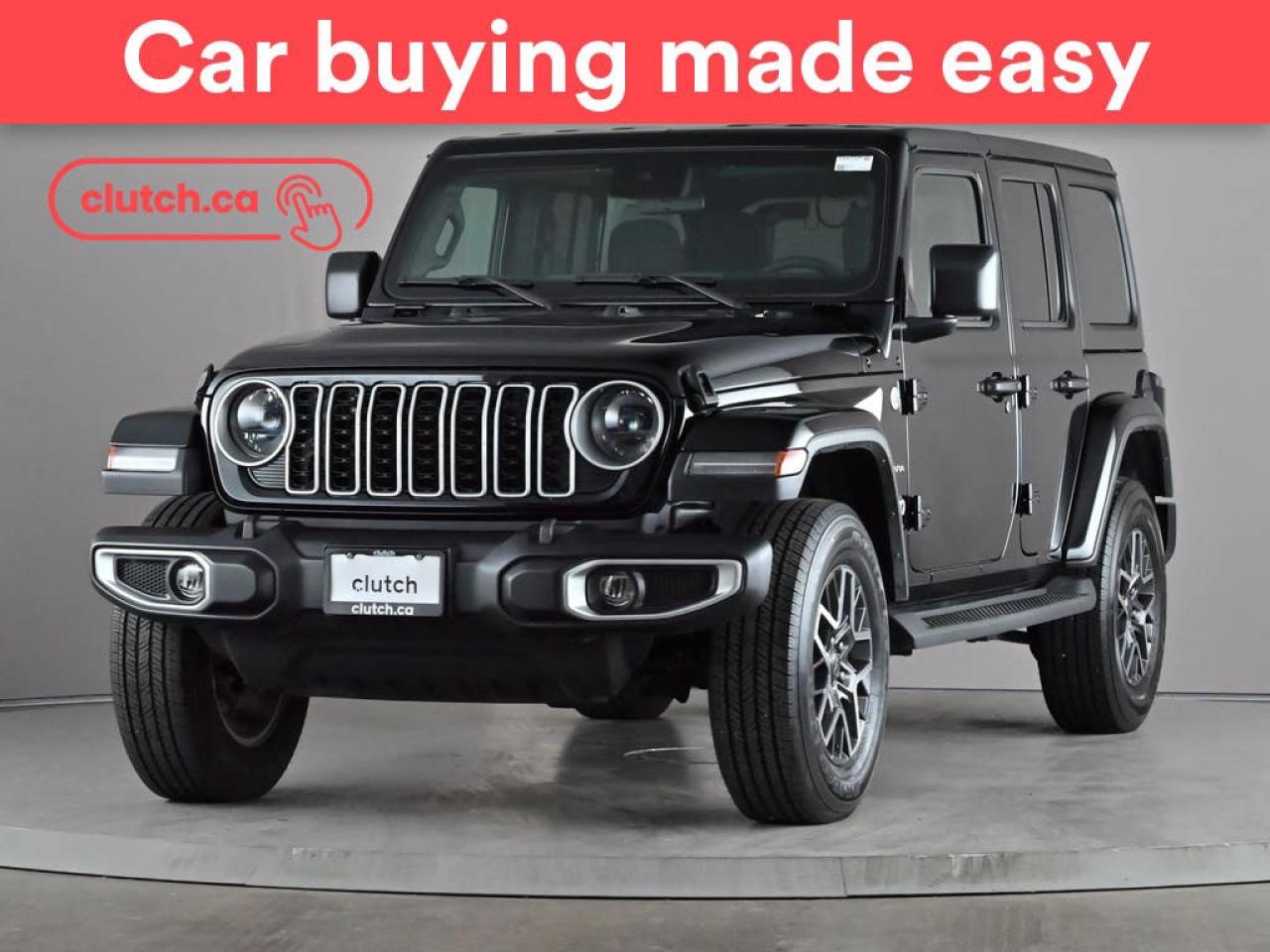 Used 2024 Jeep Wrangler Sahara 4X4 w/ Apple CarPlay, Heated Front Seats, Rearview Cam for sale in Toronto, ON