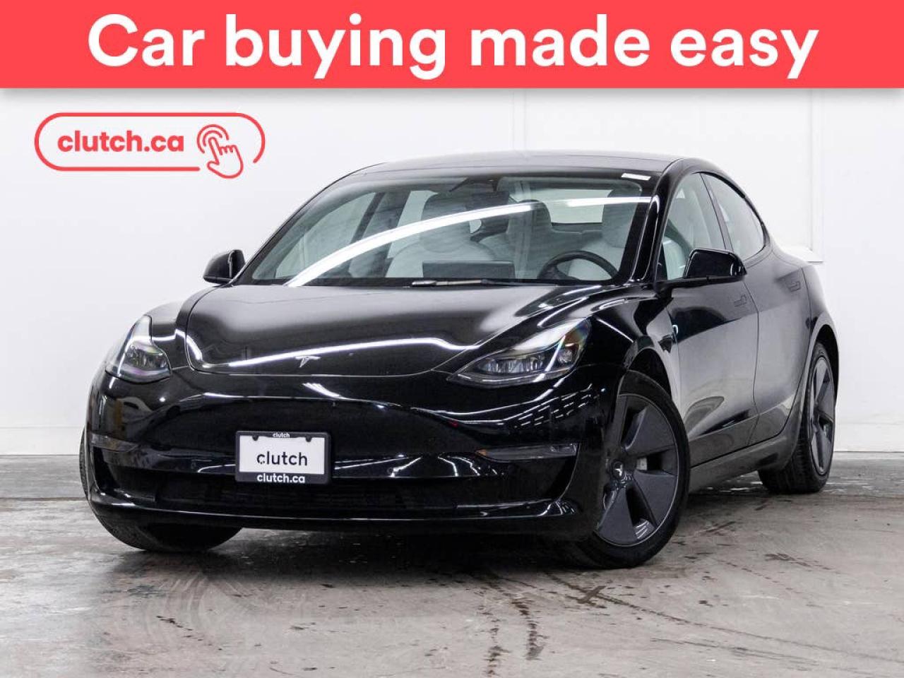 Used 2022 Tesla Model 3 Standard Range Plus w/Bluetooth, Heated Front Seats, Rearview Cam for sale in Toronto, ON