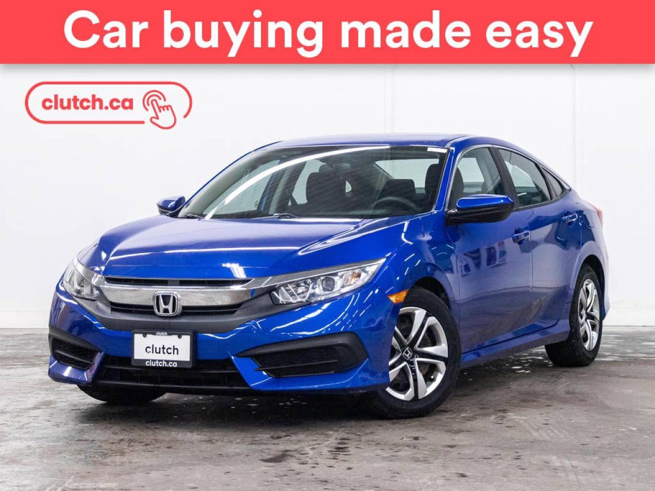Used 2018 Honda Civic LX w/ Apple CarPlay & Android Auto, Heated Front Seats, Rearview Cam for sale in Toronto, ON