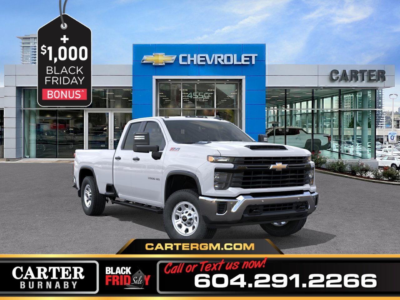 New 2026 Chevrolet Silverado 3500HD WT 4WD | 6.6L ENG/Z71 OFF-ROAD/HD REAR CAM/SUSP PK for sale in Burnaby, BC