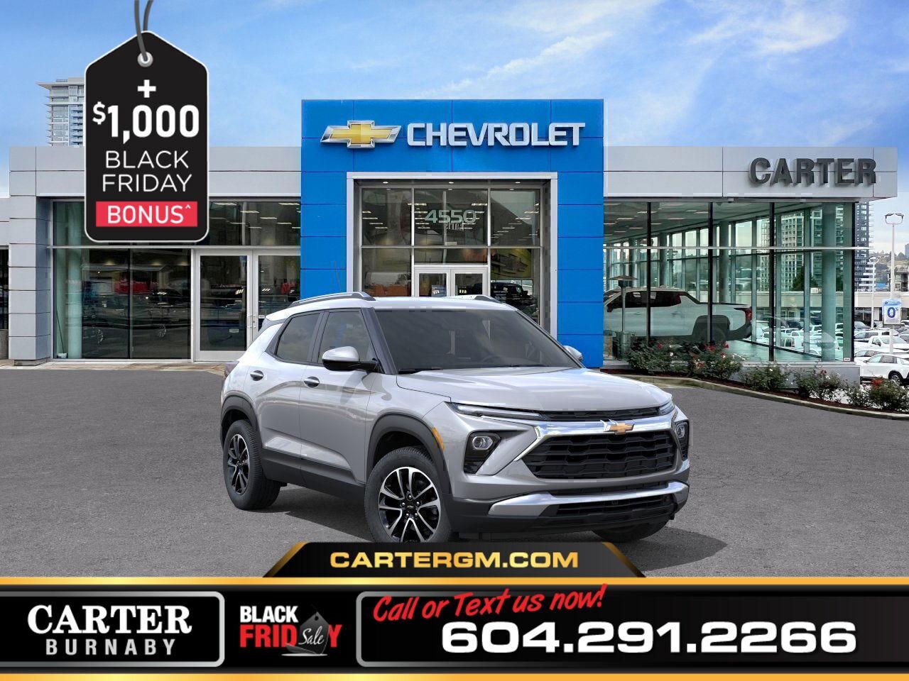 New 2026 Chevrolet TrailBlazer LT AWD | 1.3L TURBO ENGINE/HD REAR CAMERA for sale in Burnaby, BC