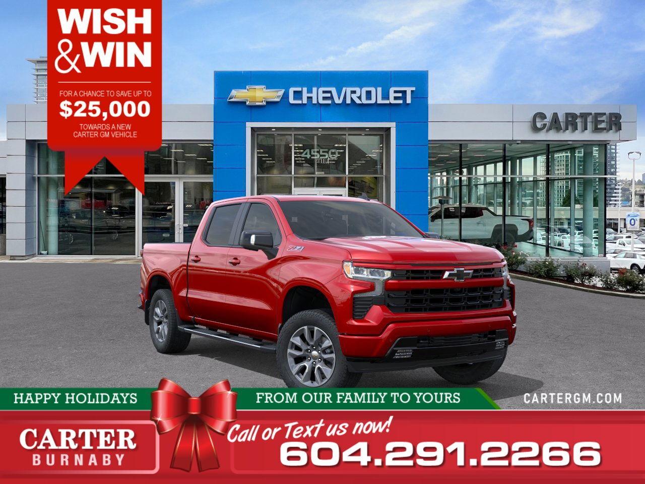 New 2026 Chevrolet Silverado 1500 RST 4WD | WISH & WIN - SAVE UP TO $25,000! for sale in Burnaby, BC