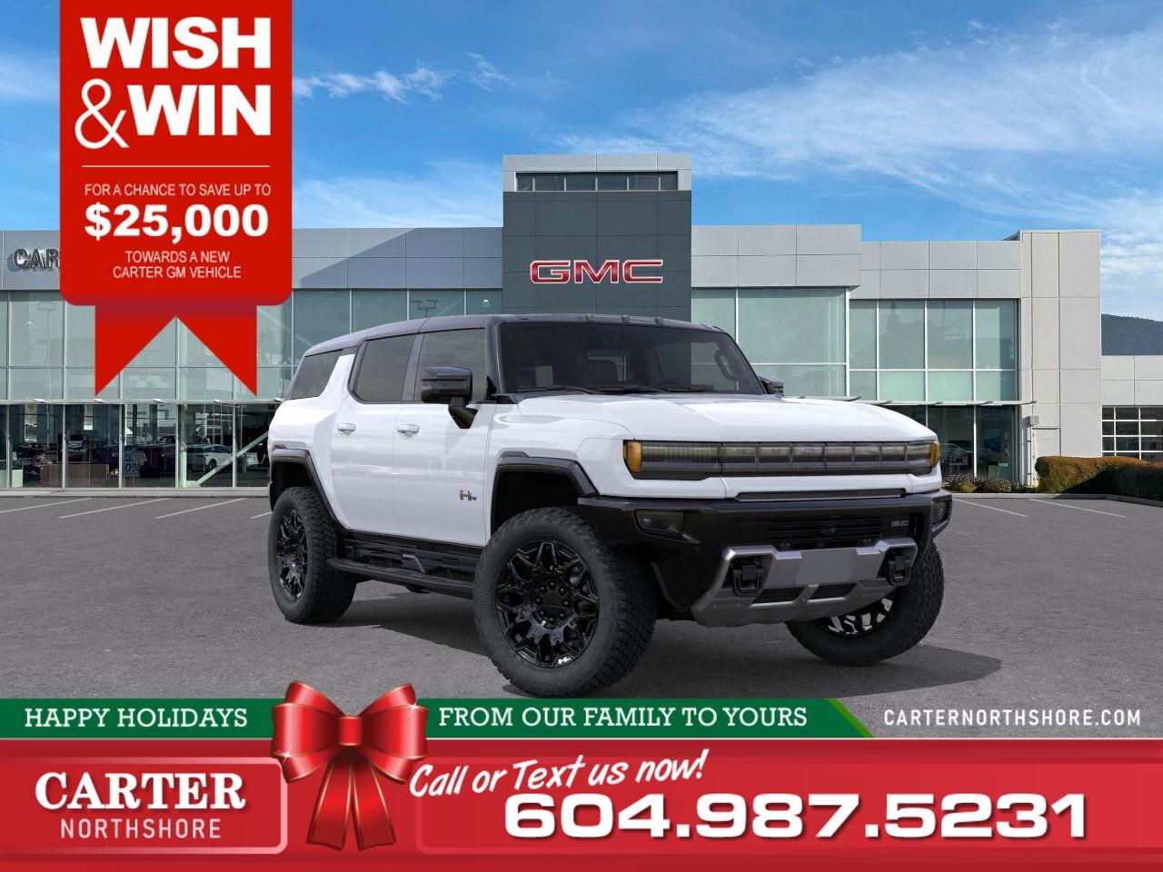 New 2026 GMC HUMMER EV SUV 2X | WISH & WIN - SAVE UP TO $25,000! for sale in North Vancouver, BC