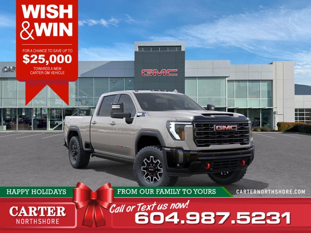New 2026 GMC Sierra 2500 HD AT4 ULTIMATE  | WISH & WIN - SAVE UP TO $25,000! for sale in North Vancouver, BC