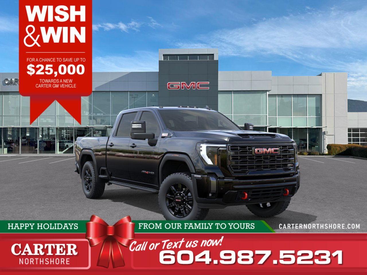New 2026 GMC Sierra 3500 HD AT4 4WD | Alum Wheels/Heated Vented Seats/HD Cam for sale in North Vancouver, BC