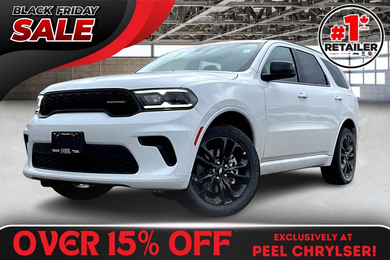 New 2026 Dodge Durango GT AWD | Heated Seats & Wheel | Blacktop | 7-Seats for sale in Mississauga, ON