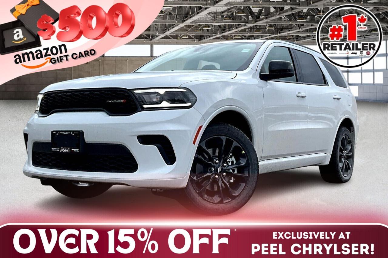 New 2026 Dodge Durango GT AWD | Heated Seats & Wheel | Blacktop | 7-Seats for sale in Mississauga, ON
