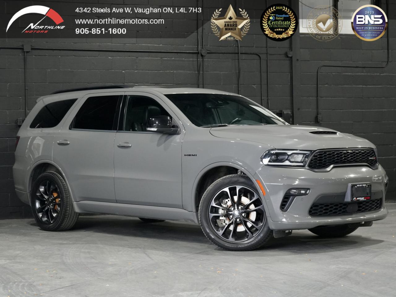 Used 2023 Dodge Durango R-T/ADAPTIVE CRUISE/DRIVE ASSIST/ROOF/NO ACCIDENTS for sale in Vaughan, ON