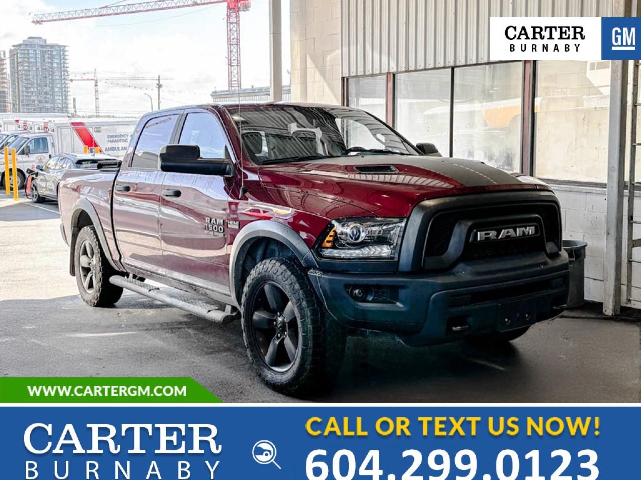 Used 2020 RAM 1500 Classic WARLOCK 4WD | HD SHOCK ABSORBERS/REAR PARK SYSTEM for sale in Burnaby, BC