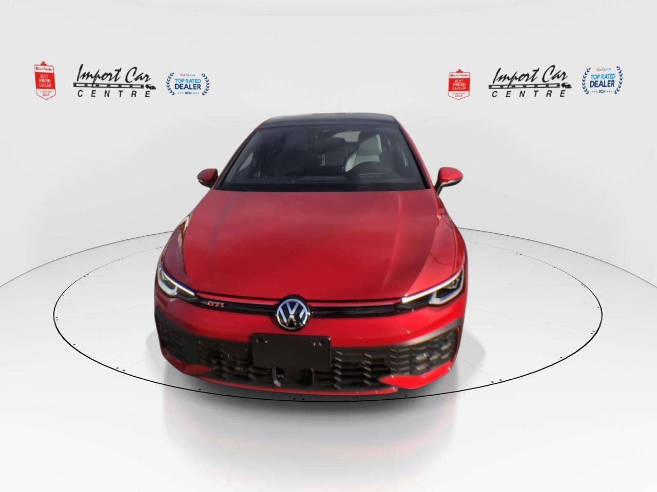 2025 Volkswagen Golf GTI Autobahn LIKE NEW!!  OPTIONAL LEATHER AND KING RED Photo2