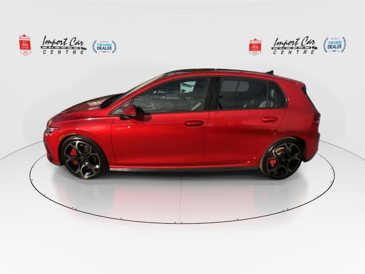 2025 Volkswagen Golf GTI Autobahn LIKE NEW!!  OPTIONAL LEATHER AND KING RED Photo4