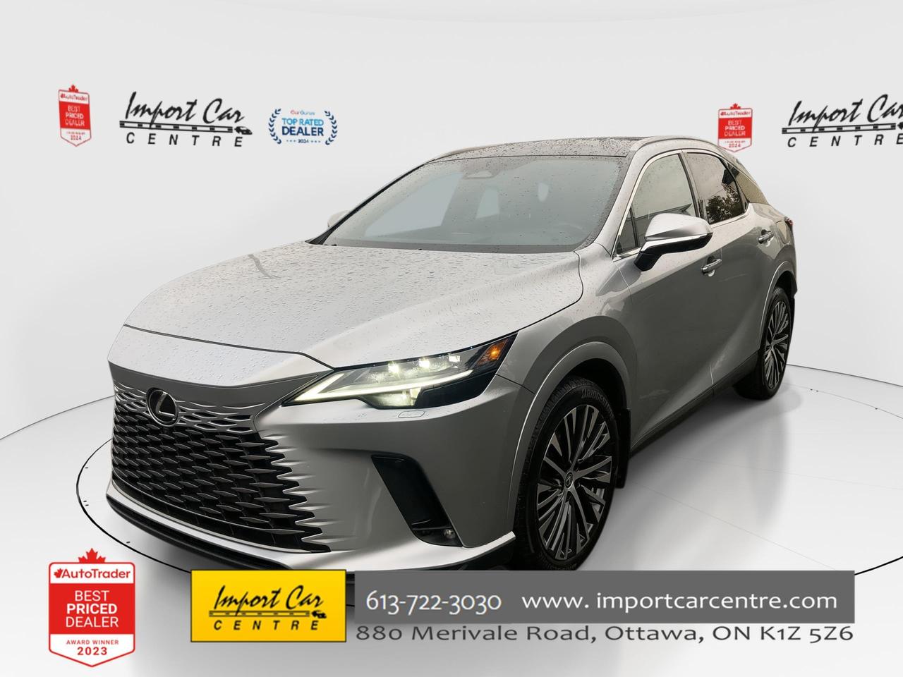 2023 Lexus RX 350H HYBRID, ULTRA LUXURY, HUDS, PANO. ROOF, NAVI, HTD Photo0