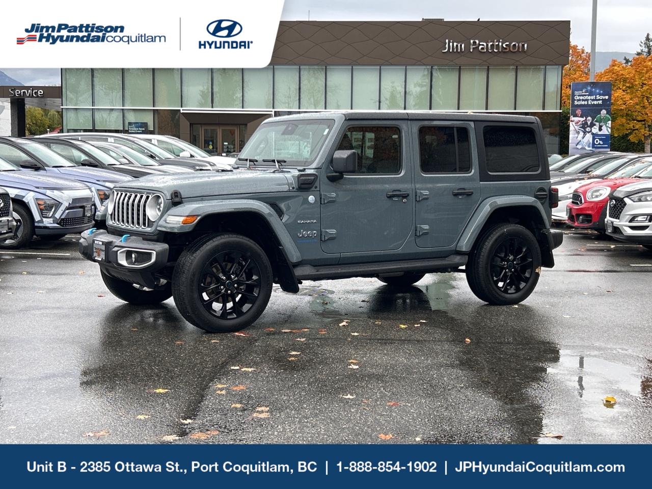 Used 2024 Jeep Wrangler 4xe Sahara 4 Door 4xe for sale in Port Coquitlam, BC