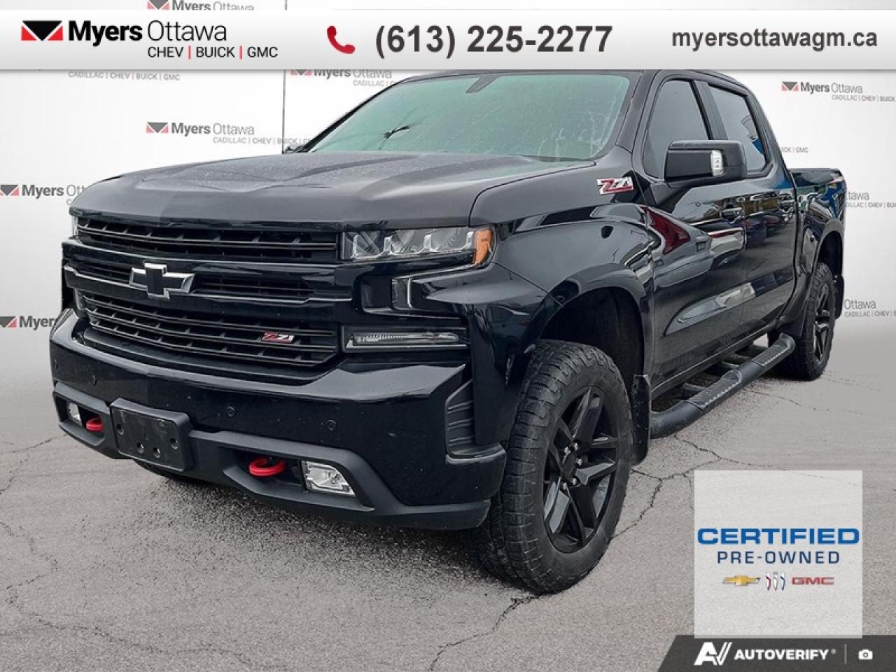 Used 2019 Chevrolet Silverado 1500 LT Trail Boss  2LT TRAILBOSS, CREW, LEATHER, SUNROOF, LOADED for sale in Ottawa, ON