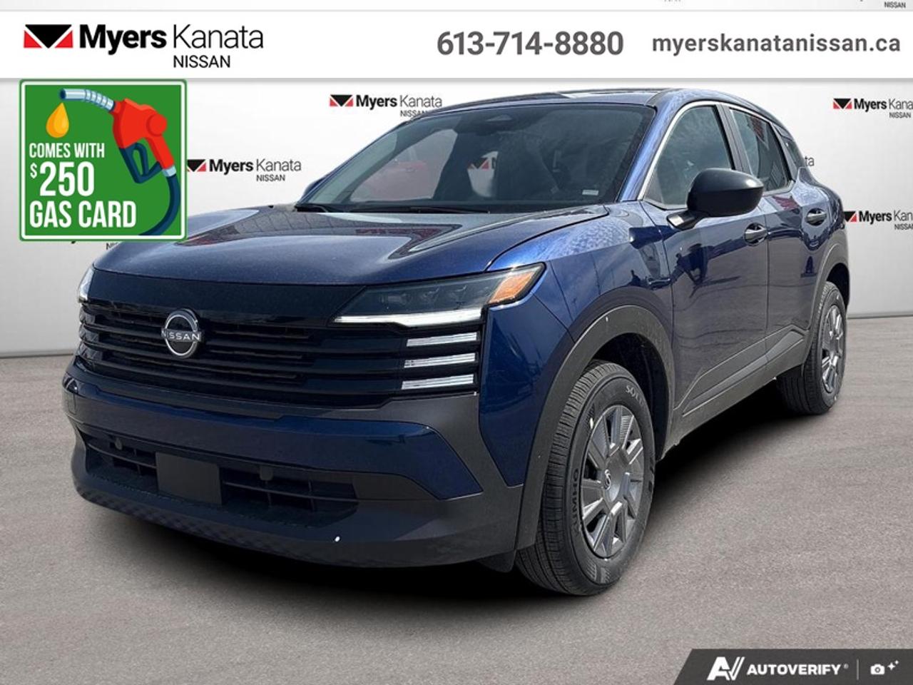 <b>Heated Seats,  Blind Spot Warning,  Lane Departure Warning,  Collision Mitigation!</b><br> <br> This vehicle delivers a confident and efficient drive with refined handling, modern design, and a comfortable, tech-forward interior.<br> <br>This Kicks did not take any shortcuts, but it is offering you a shortcut to possibility. Make the most of every day with intelligent features that help you express your personal style and feel your playlist with the incredible infotainment system. It really is time you put you first, and this 2026  Kicks is here for it.<br> <br>This Deep Blue Pearl SUV has an Automatic transmission and is powered by a 141HP 2.0L 4 Cylinder Engine. <br> <br> Our Kickss trim level is S AWD. Inside, youll find heated front seats, a sport steering wheel, and a 12.3-inch touchscreen display with NissanConnect, wireless Apple CarPlay and Android Auto, Bluetooth streaming, and voice recognition. Convenience features like keyless entry with push-button start, Intelligent Cruise Control, and versatile 60/40 split-folding rear seats make daily drives effortless. Advanced safety systems, including Blind Spot Warning, Rear Cross Traffic Alert, Intelligent Emergency Braking, Lane Departure Warning, and a RearView Monitor, provide added confidence and peace of mind on every journey. This vehicle has been upgraded with the following features: Heated Seats, Blind Spot Warning, Lane Departure Warning, Collision Mitigation.<br><br> <br/>Weve discounted this vehicle $3250. See dealer for details. <br><br><br> Come by and check out our fleet of 80+ used cars and trucks and 100+ new cars and trucks for sale in Kanata.  o~o