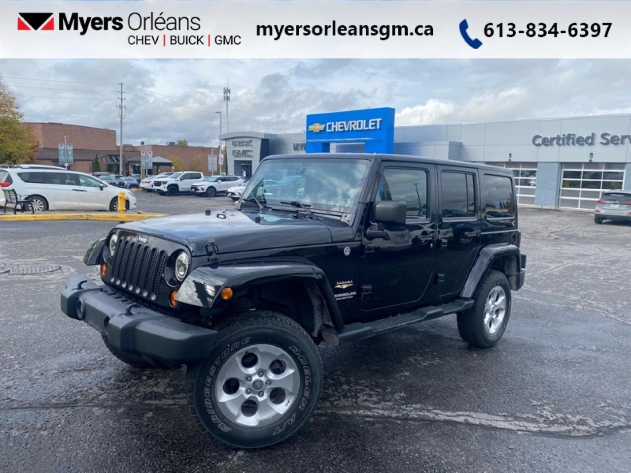 Used 2013 Jeep Wrangler Unlimited Sahara  - Low Mileage for sale in Orleans, ON