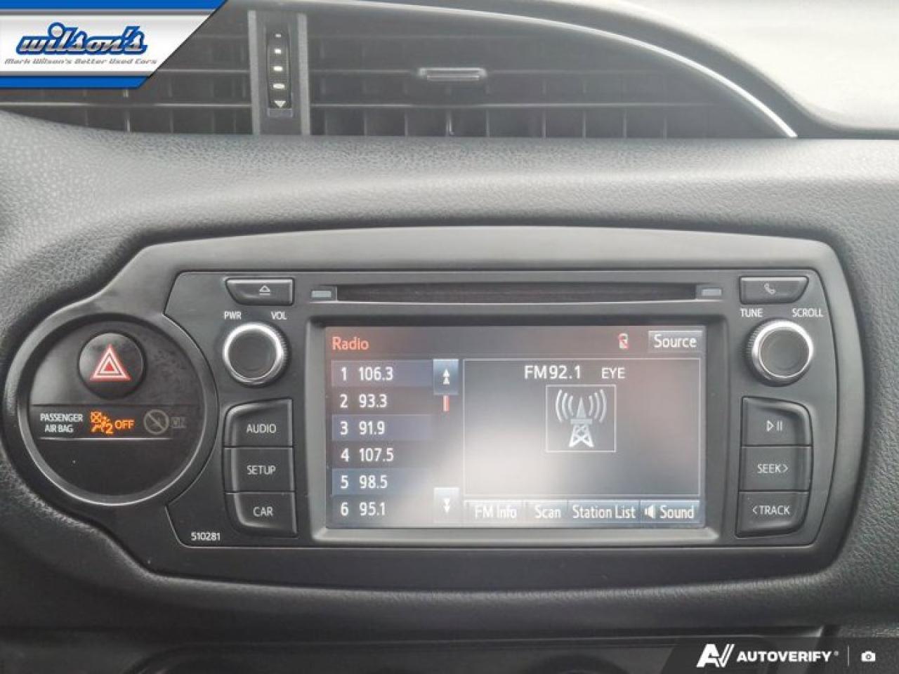 2019 Toyota Yaris Hatchback SEHatchback | Auto | 2-Tone Paint | HeatedSeats | Alloy Wheels | Rear Camera | Bluetooth | Photo