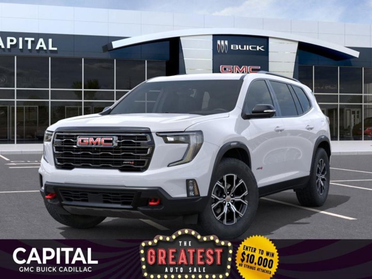 New 2026 GMC Acadia AT4 AWD for sale in Regina, SK