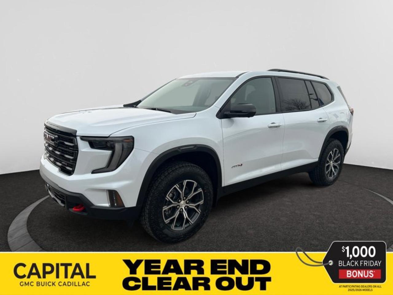 New 2026 GMC Acadia AT4 AWD for sale in Regina, SK