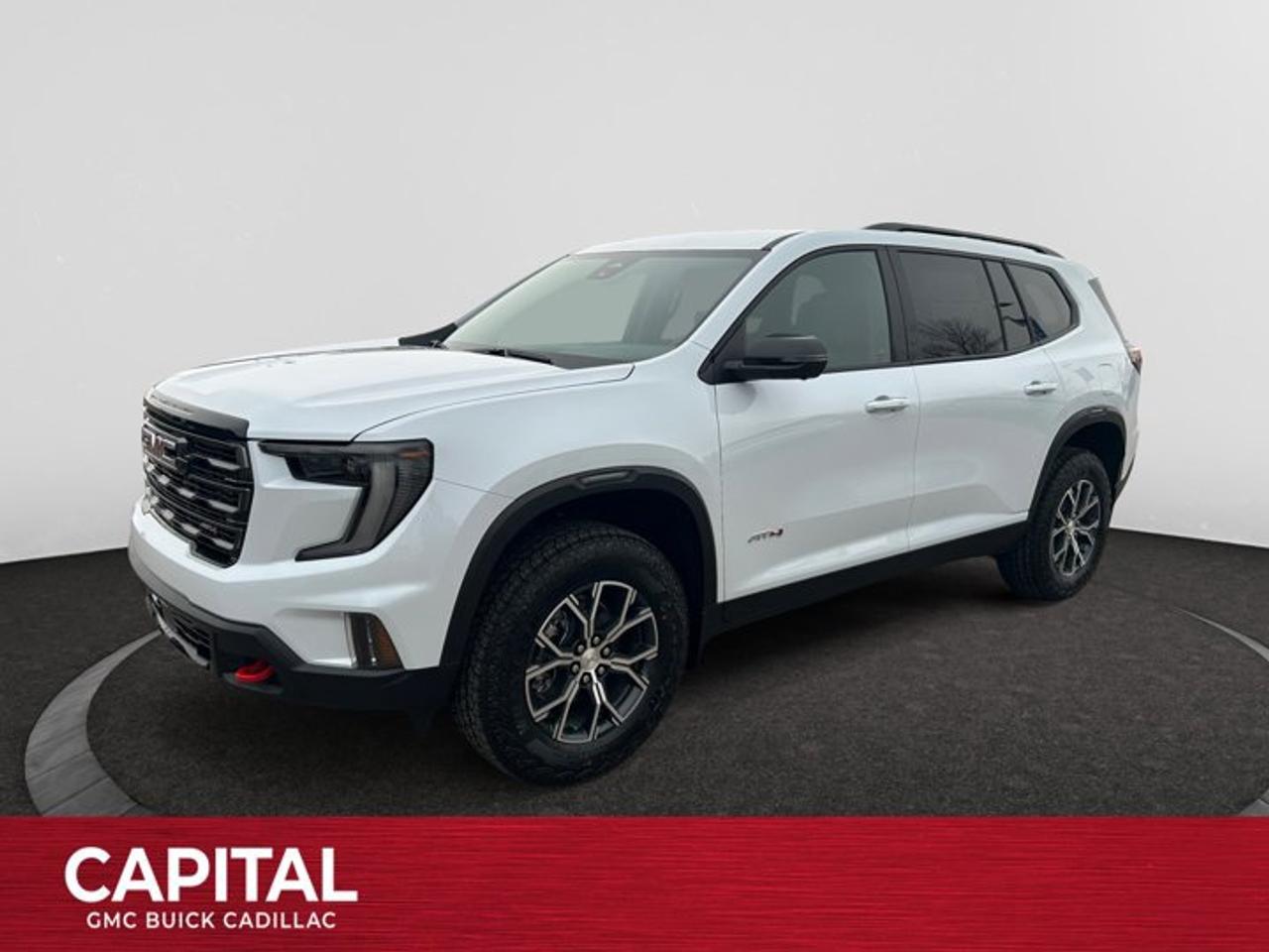 This 2026 GMC Acadia in Glacier White Tricoat is equipped with AWD and Gas 2.5L/ engine.Check out this vehicles pictures, features, options and specs, and let us know if you have any questions. Helping find the perfect vehicle FOR YOU is our only priority.P.S...Sometimes texting is easier. Text (or call) 306-801-9090 for fast answers at your fingertips!Dealer License #914248Disclaimer: All prices are plus taxes & fees. See dealer for Details. Dealer Permit # 914248 See dealer for Details.