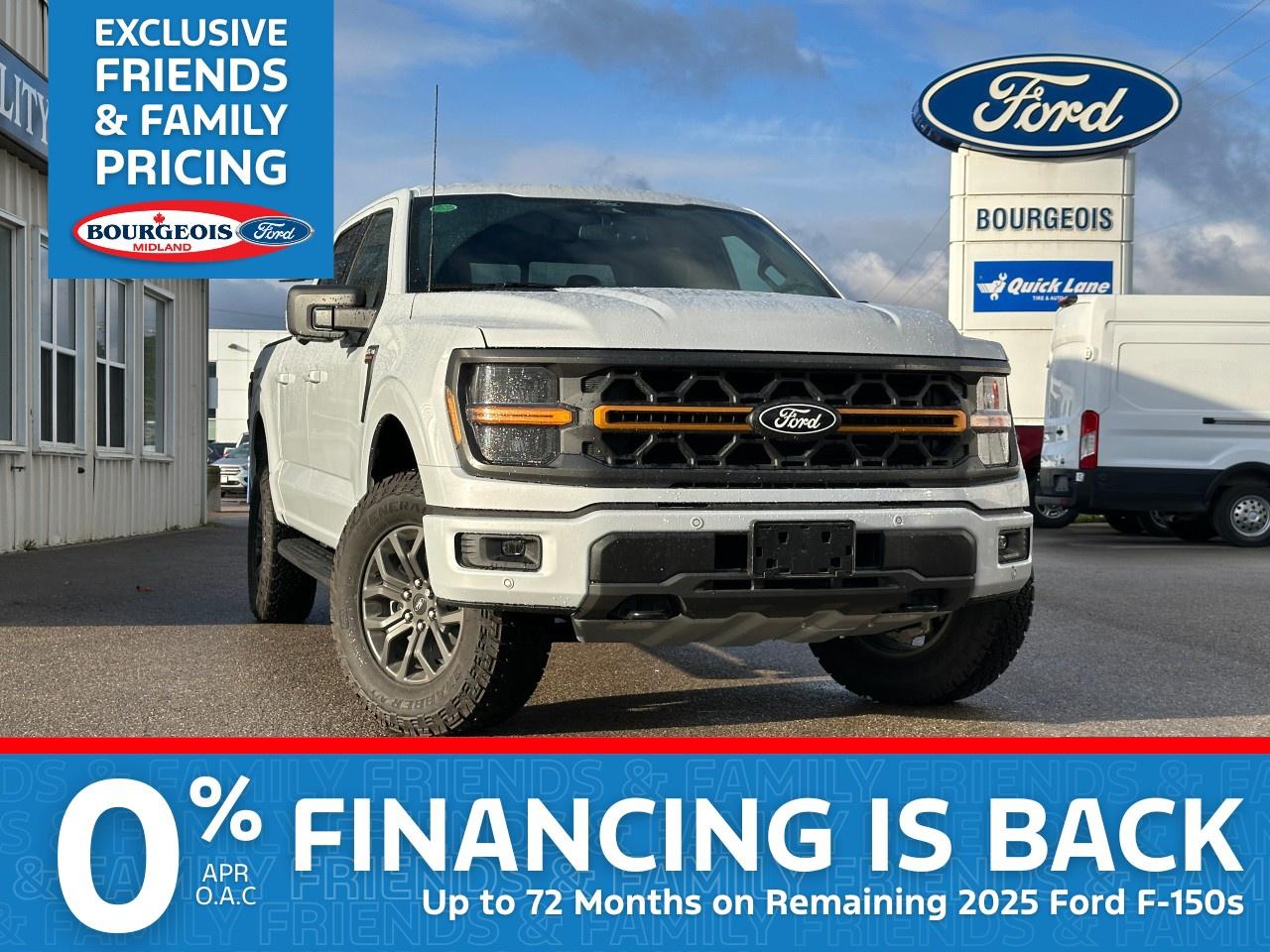 New 2025 Ford F-150 Tremor 4WD SuperCrew 5.5' Box for sale in Midland, ON