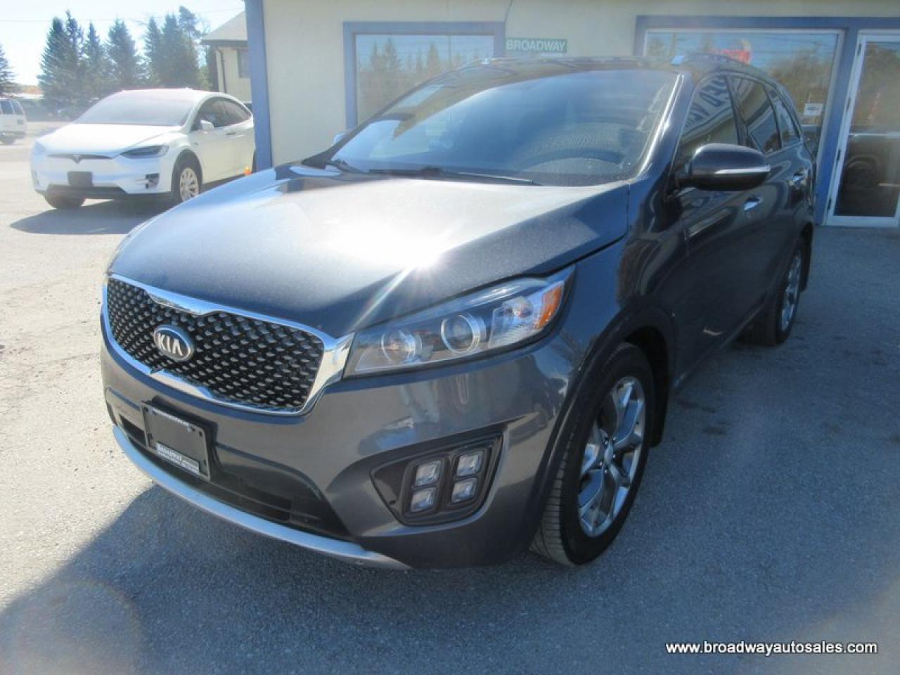 2017 Kia Sorento ALL-WHEEL DRIVE SX-T-GDI-PACKAGE 5 PASSENGER 2.0L - DOHC.. DRIVE-MODE-SELECT-. NAVIGATION.. PANORAMIC SUNROOF.. LEATHER.. HEATED  SEATS & WHEEL..