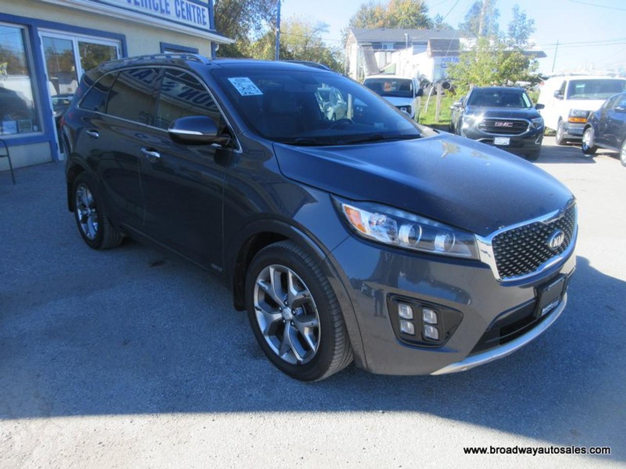 2017 Kia Sorento ALL-WHEEL DRIVE SX-T-GDI-PACKAGE 5 PASSENGER 2.0L - DOHC.. DRIVE-MODE-SELECT-. NAVIGATION.. PANORAMIC SUNROOF.. LEATHER.. HEATED  SEATS & WHEEL.. Photo4