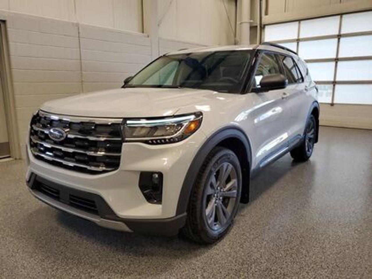 This all-new 2025 Ford Explorer Active 200A shines brilliantly in Space White Metallic. This 6-Seat 4WD comes equipped with the 2.3L EcoBoost® I-4 engine, it produces an impressive 300 horsepower and 310 lb-ft of torque. Paired with a 10-speed automatic transmission, this SUV is rated to deliver a combined fuel economy of approximately 10.4L/100km (27 miles per gallon).

Key Features:
Terrain Management System
Ford Co-Pilot360 Assist+ 
Adaptive Cruise Control
Lane Centering Assist
SYNC® 4 W/13.2 LCD Touchscreen 
Wireless Apple CarPlay® and Android Auto
FordPass Connect 
Front Row Heated Seats 
10-Way Power Drivers Seat
Remote Start System
Second-Row Captains Chairs 
Class III Trailer Tow Package 
Panoramic Vista Roof
Active Comfort Package
Mini Spare and Jack Kit

Moose Jaw Ford, conveniently located at 1010 North Service Road in Moose Jaw, is your trusted destination for all your automotive needs. With an impressive 4.8-star Google rating from nearly 1,500 reviews, we are proud to deliver an exceptional vehicle-buying experience tailored just for you. Our Moose Jaw Motives set us apart, offering unbeatable value like half-priced oil changes for life on pre-owned vehicles, one year of key and remote protection, and one year of tire and rim protection. Enjoy peace of mind with every purchase. At Moose Jaw Ford, were committed to driving positive change in our community by combining exceptional service, high-quality vehicles, and a guest-first approach. Visit us today!