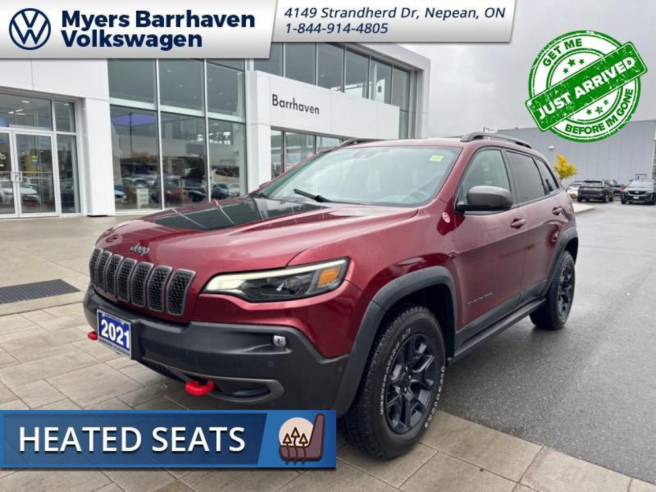 Used 2021 Jeep Cherokee Trailhawk  -  Heated Seats for sale in Nepean, ON