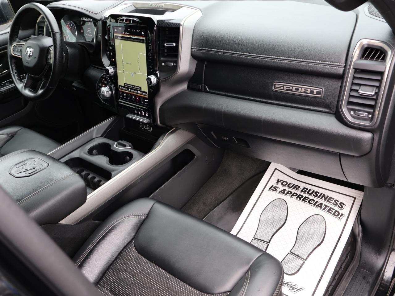 2020 RAM 1500 SPORT HEMI 4WD CERTIFIED *DODGE MAINTAIN* CAMERA NAV BLUETOOTH LEATHER HEATED SEATS SUNROOF CRUISE ALLOYS - Photo #12