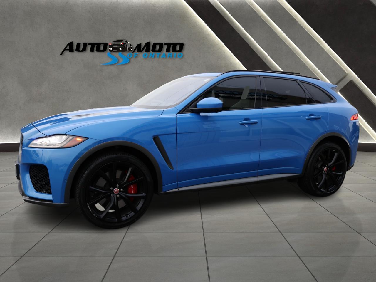 2020 Jaguar F-PACE V8 SVR AWD CERTIFIED *ACCIDENT FREE*JAGUAR MAINTAIN* CAMERA NAV BLUETOOTH LEATHER HEATED SEATS PANO ROOF CRUISE ALLOYS Photo2