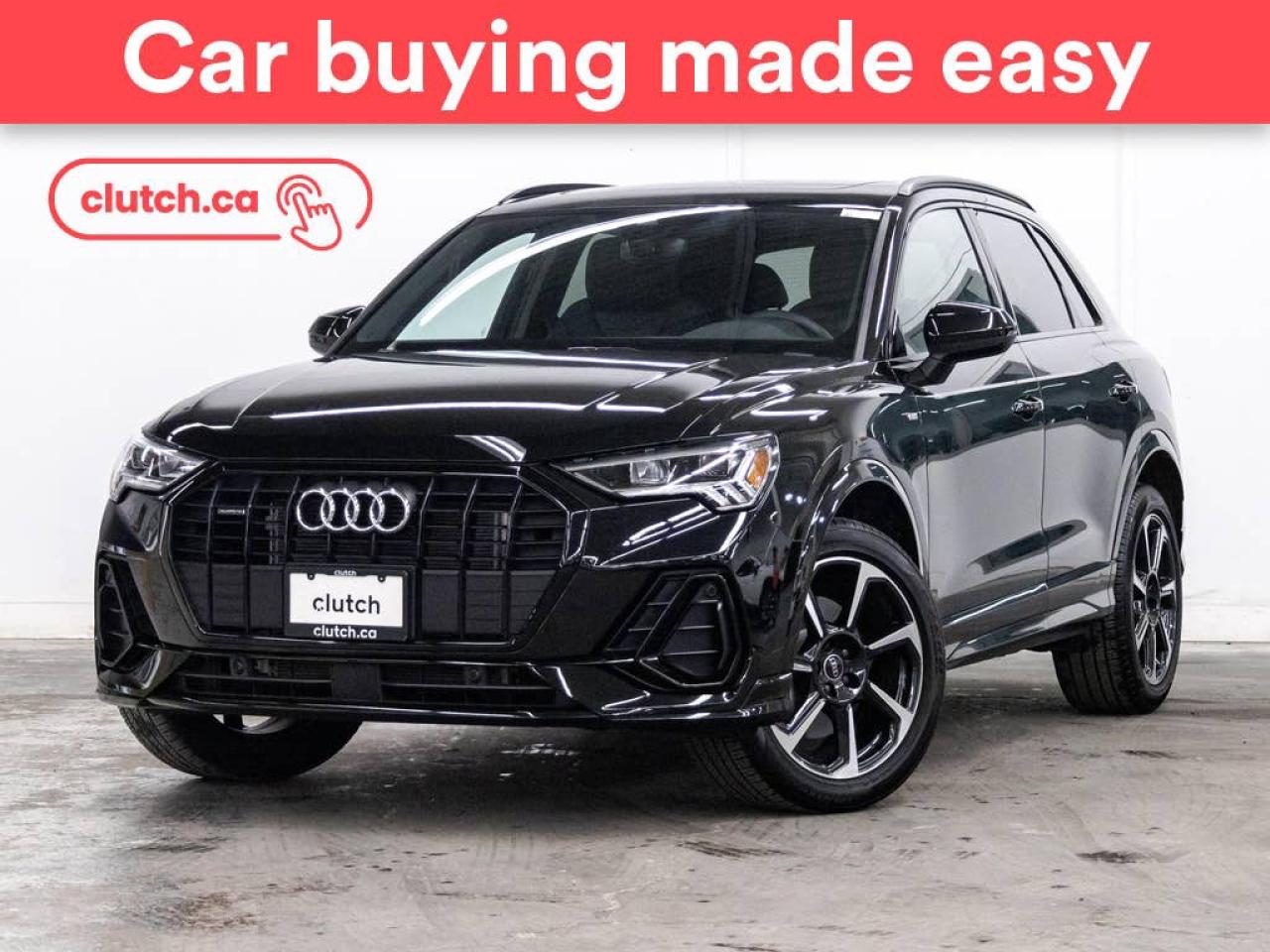 Used 2024 Audi Q3 Progressiv 45 AWD w/Apple CarPlay & Android Auto, Heated Front Seats, Backup Cam for sale in Toronto, ON