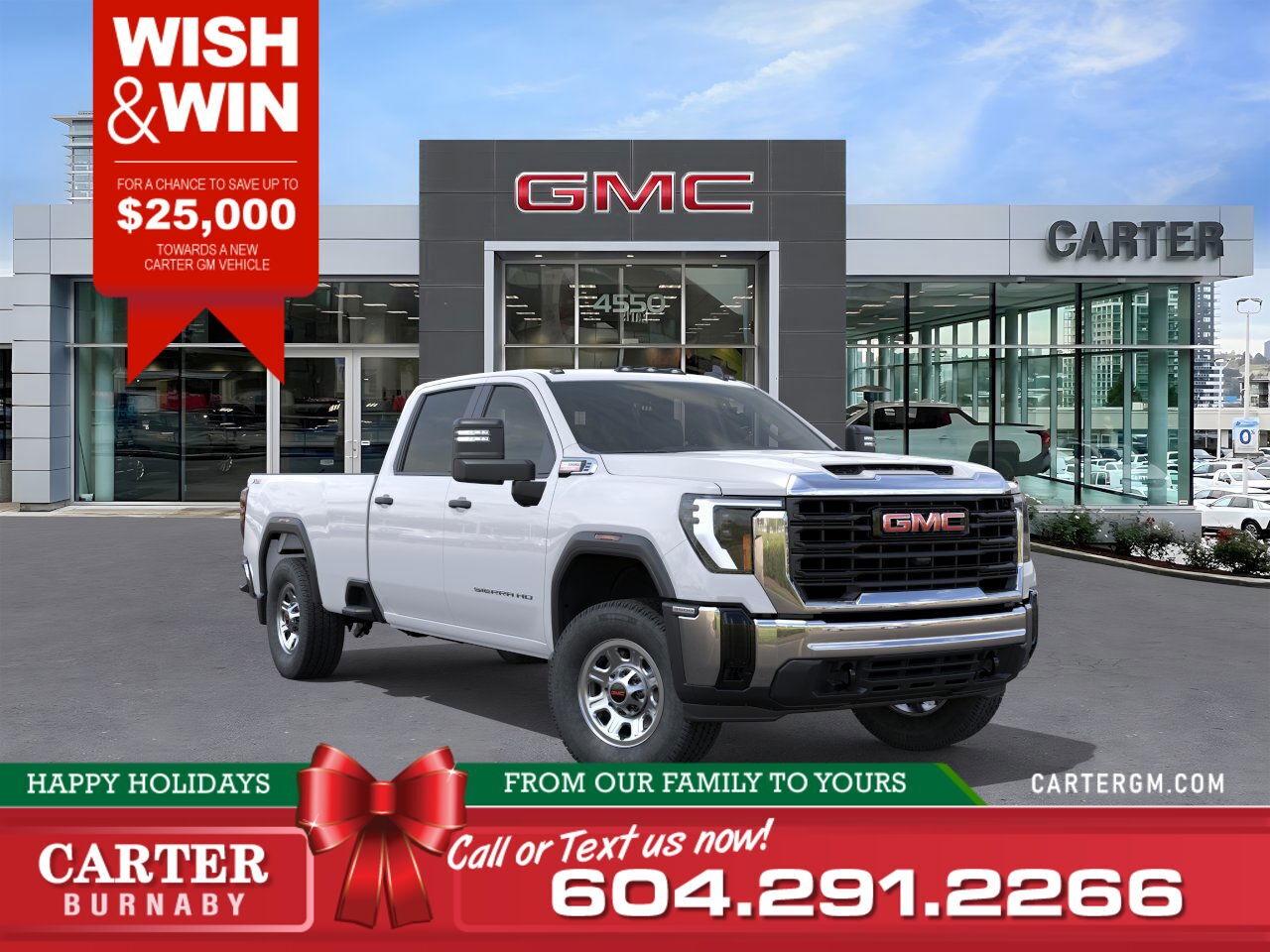 New 2026 GMC Sierra 3500 HD PRO 4WD | WISH & WIN - SAVE UP TO $25,000! for sale in Burnaby, BC